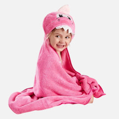 Pinker Dinosaurier-Badeponcho