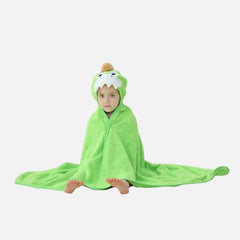 Grüner Dinosaurier-Badeponcho