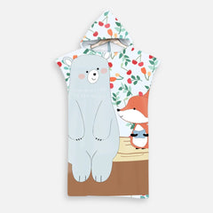 Bär & Fuchs Badeponcho für Kinder