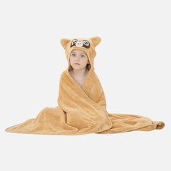 Waschbär-Badeponcho