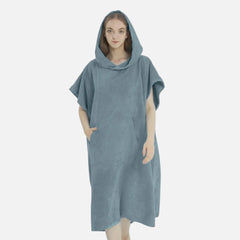 Damen Mikrofaser-Badeponcho