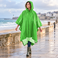 Poncho De Pluie Vert Pomme – Vert / Adulte, visuel principal lifestyle