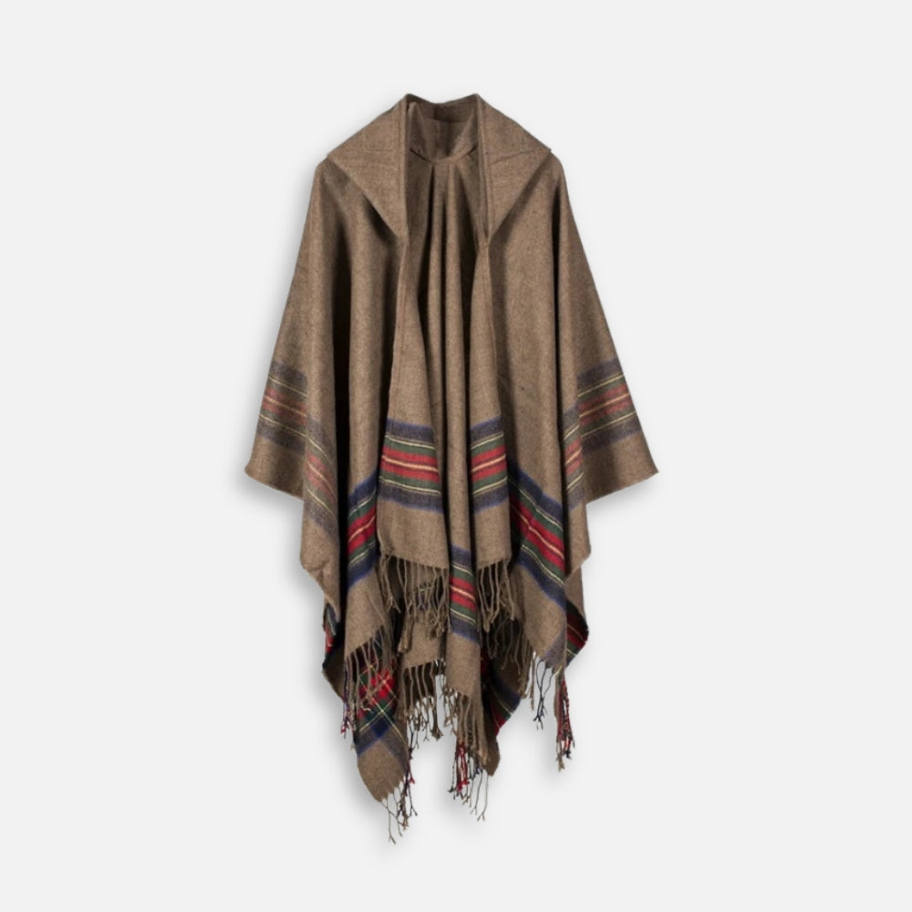 Cape Poncho Avec Capuche