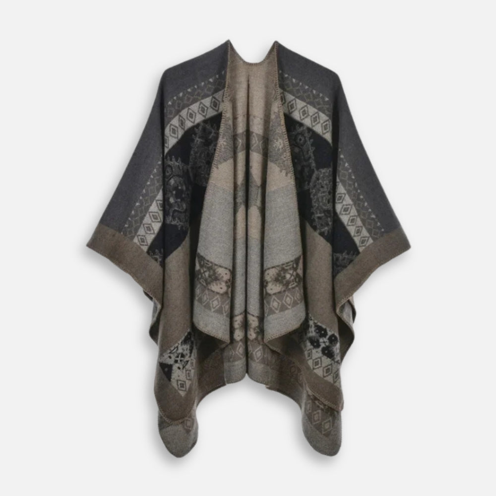 Cape Poncho Femme Ethnique - vue 12