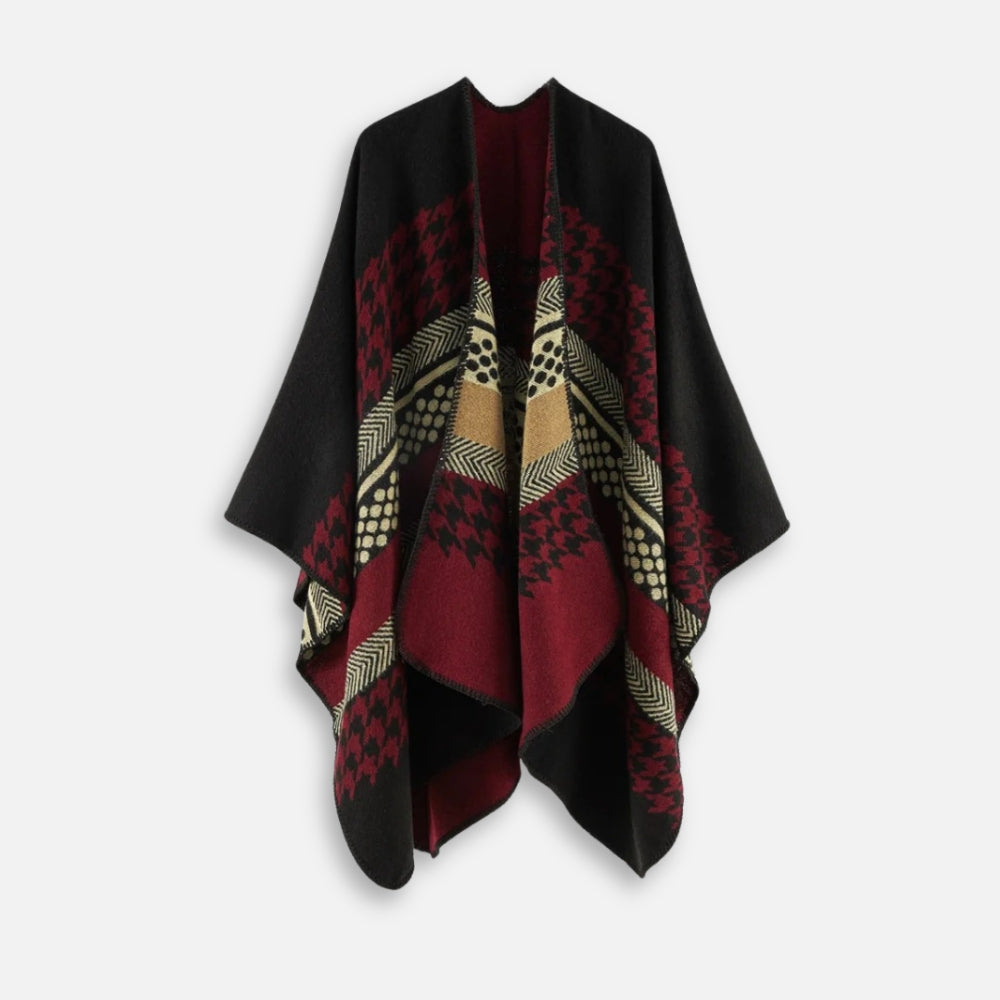 Cape Poncho Femme Motifs Péruvien - vue 8