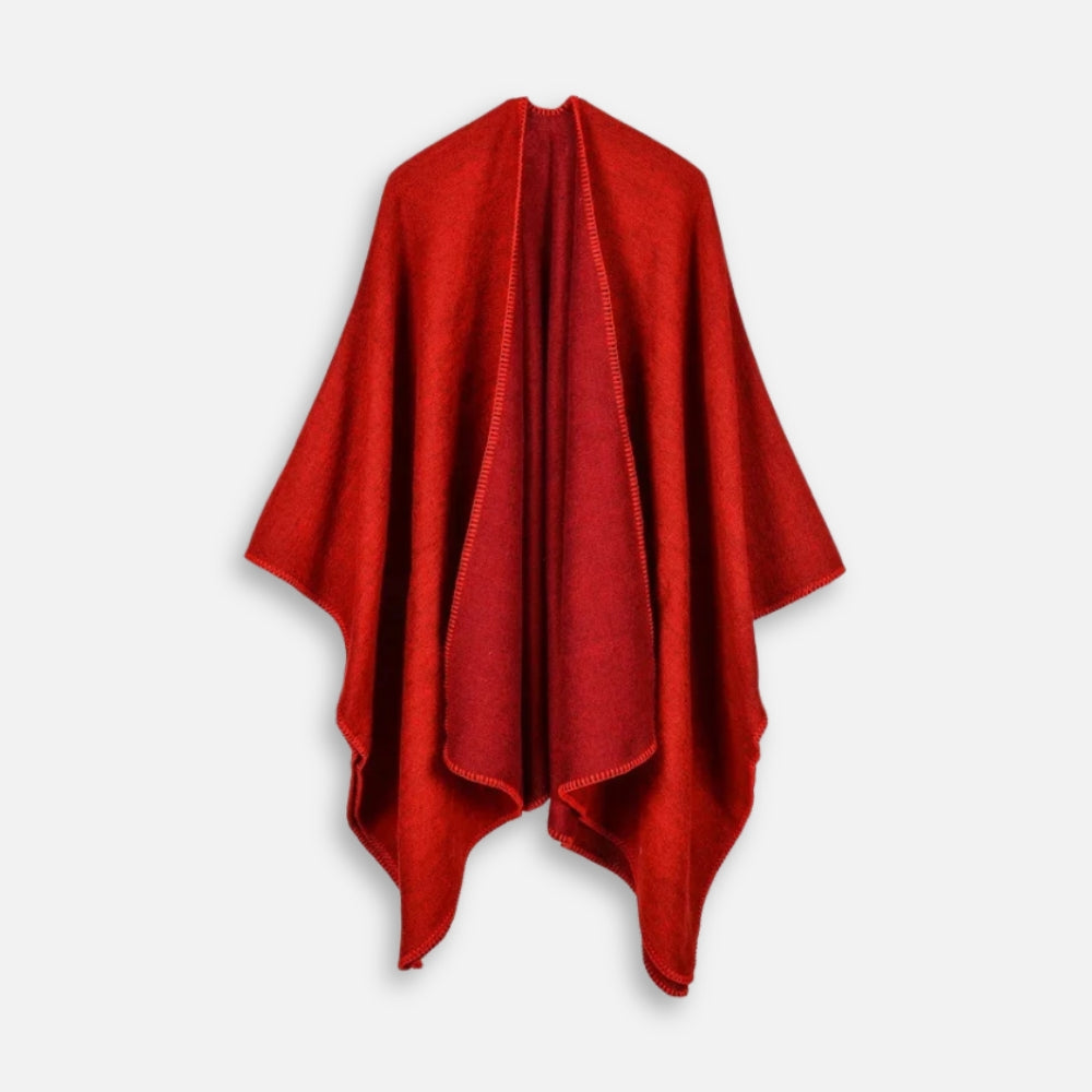 Cape Poncho Rouge