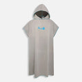 Poncho Microfibre Gris