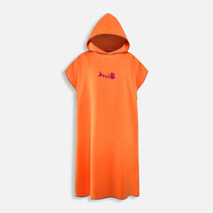 Poncho de Microfibra Naranja