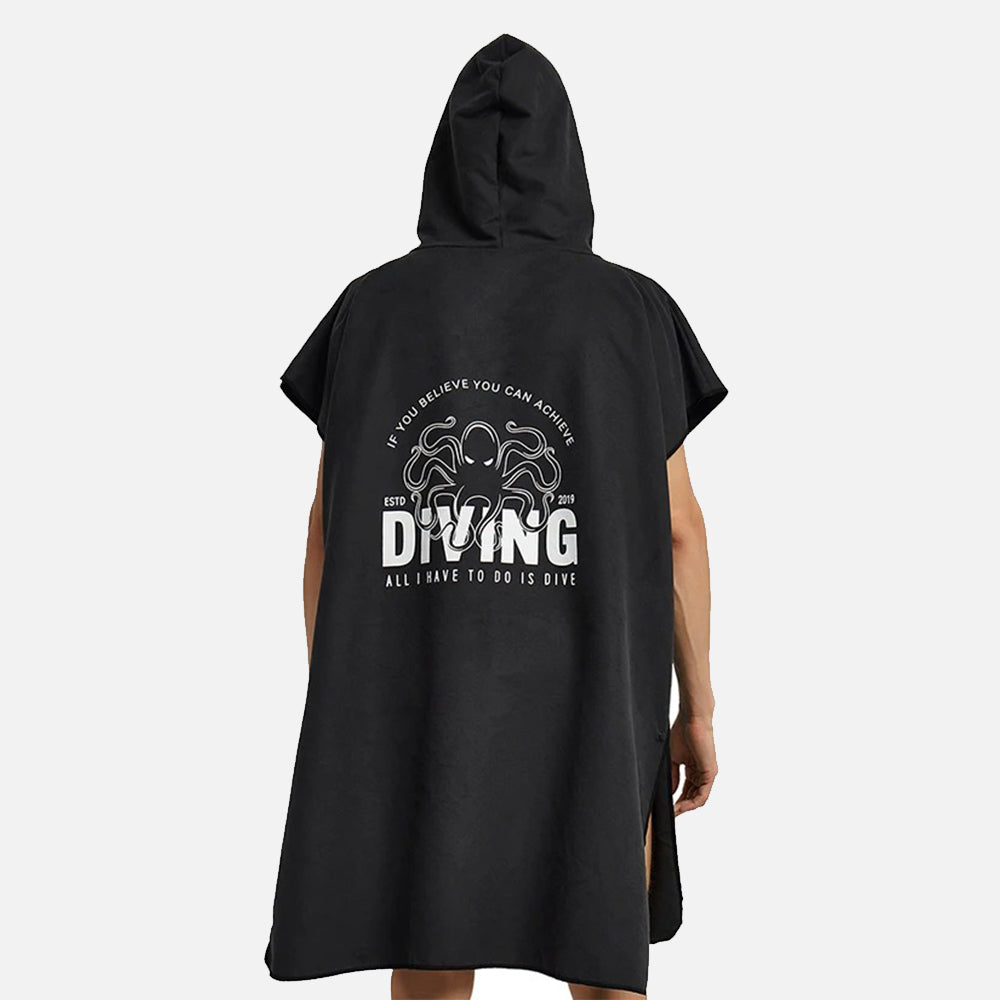 Poncho Surf Noir