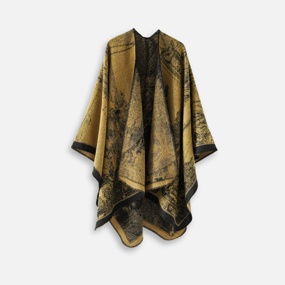 Poncho Bohémien Vintage - Blanc
