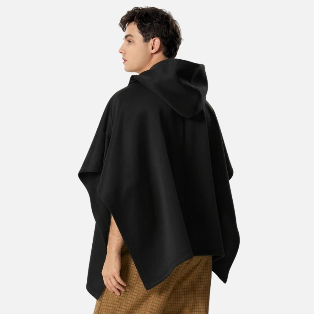 Poncho Ceinture Homme - Marron