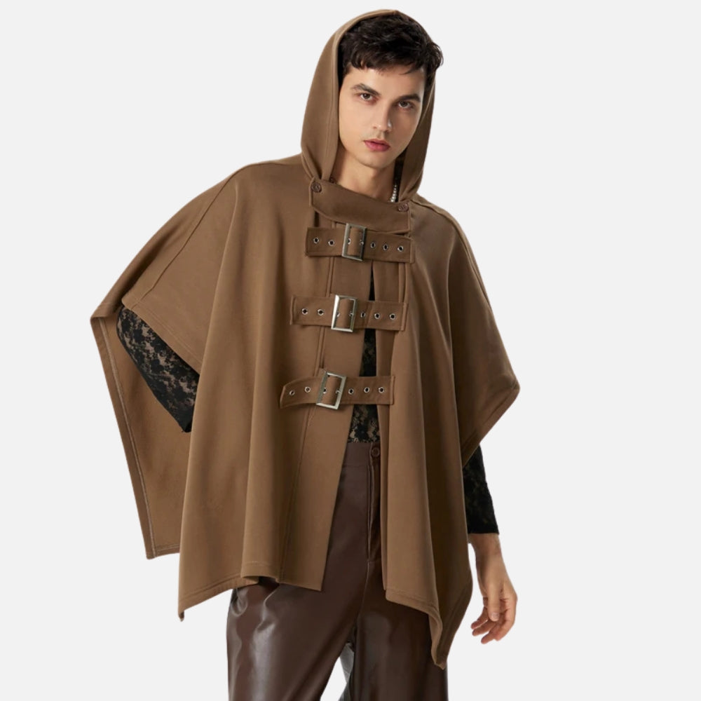 Poncho Ceinture Homme - zoom