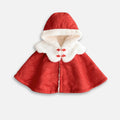 Poncho Chaud Bébé Rouge