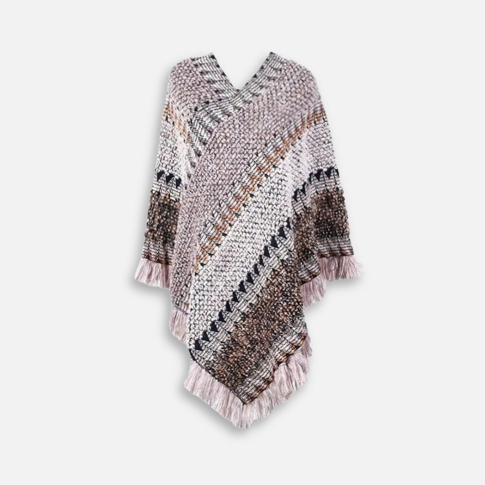 Poncho Chaud Peruvien - Gris