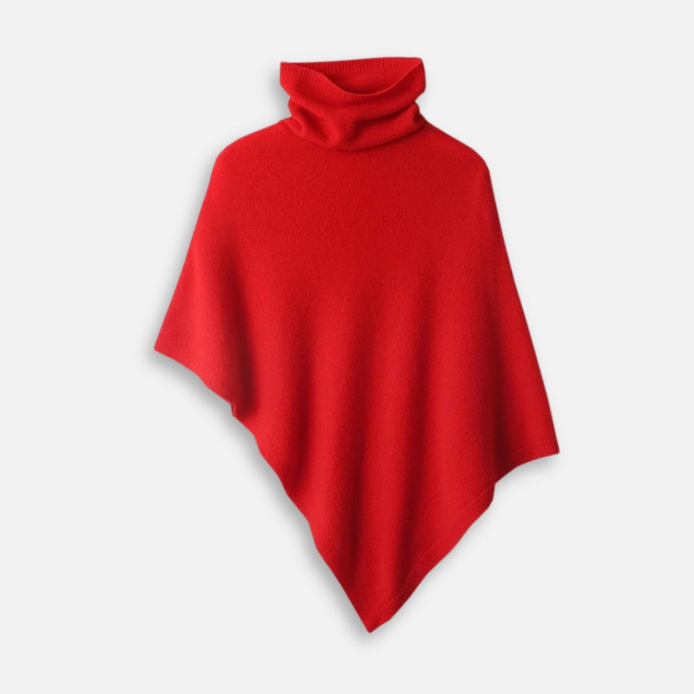 Pull Poncho Col Roulé Femme - emballage