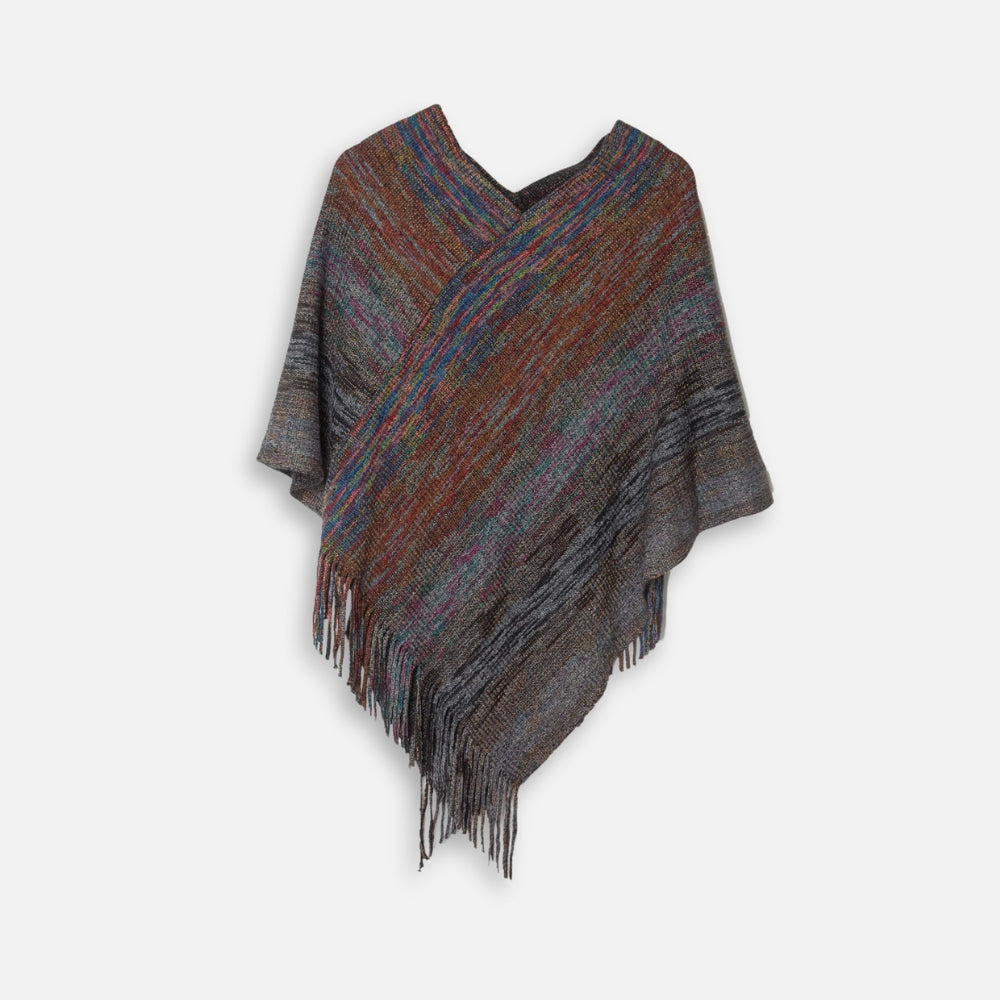 Poncho Col V - étiquette