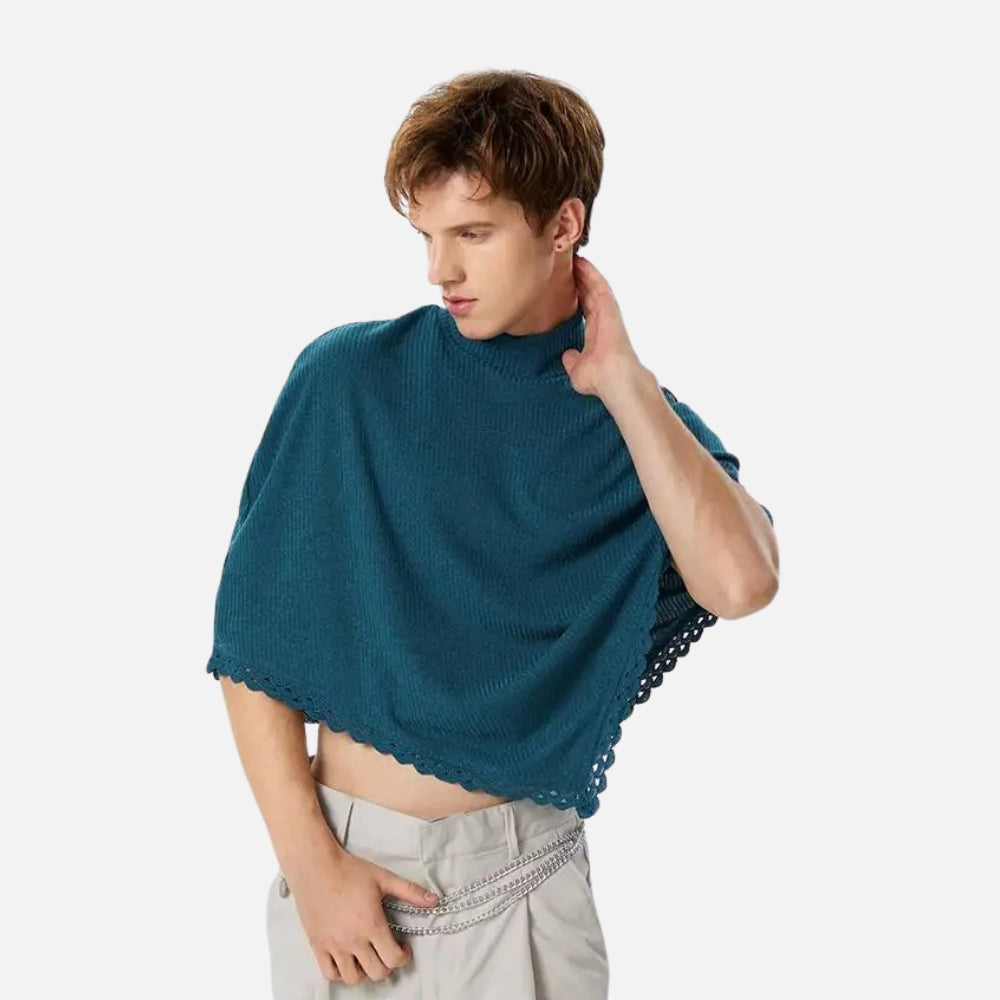 Poncho Court Homme