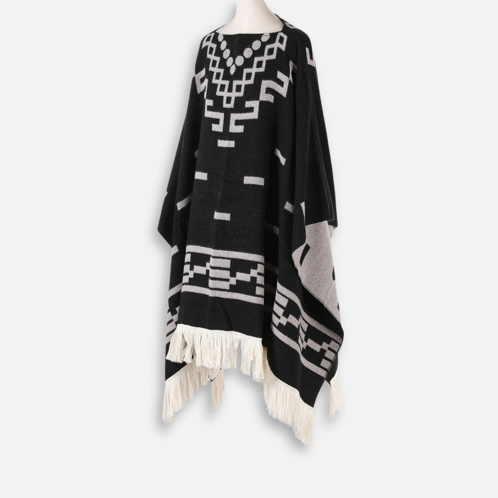 Poncho Cowboy - Noir