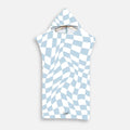 Poncho De Bain Damier Bleu