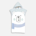 Poncho De Bain Enfant Ours Polaire