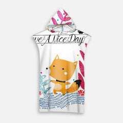 Fuchs-Badeponcho für Kinder