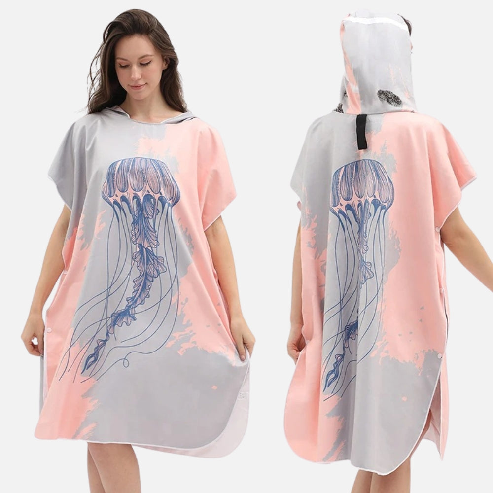 Poncho De Bain Méduse - dos