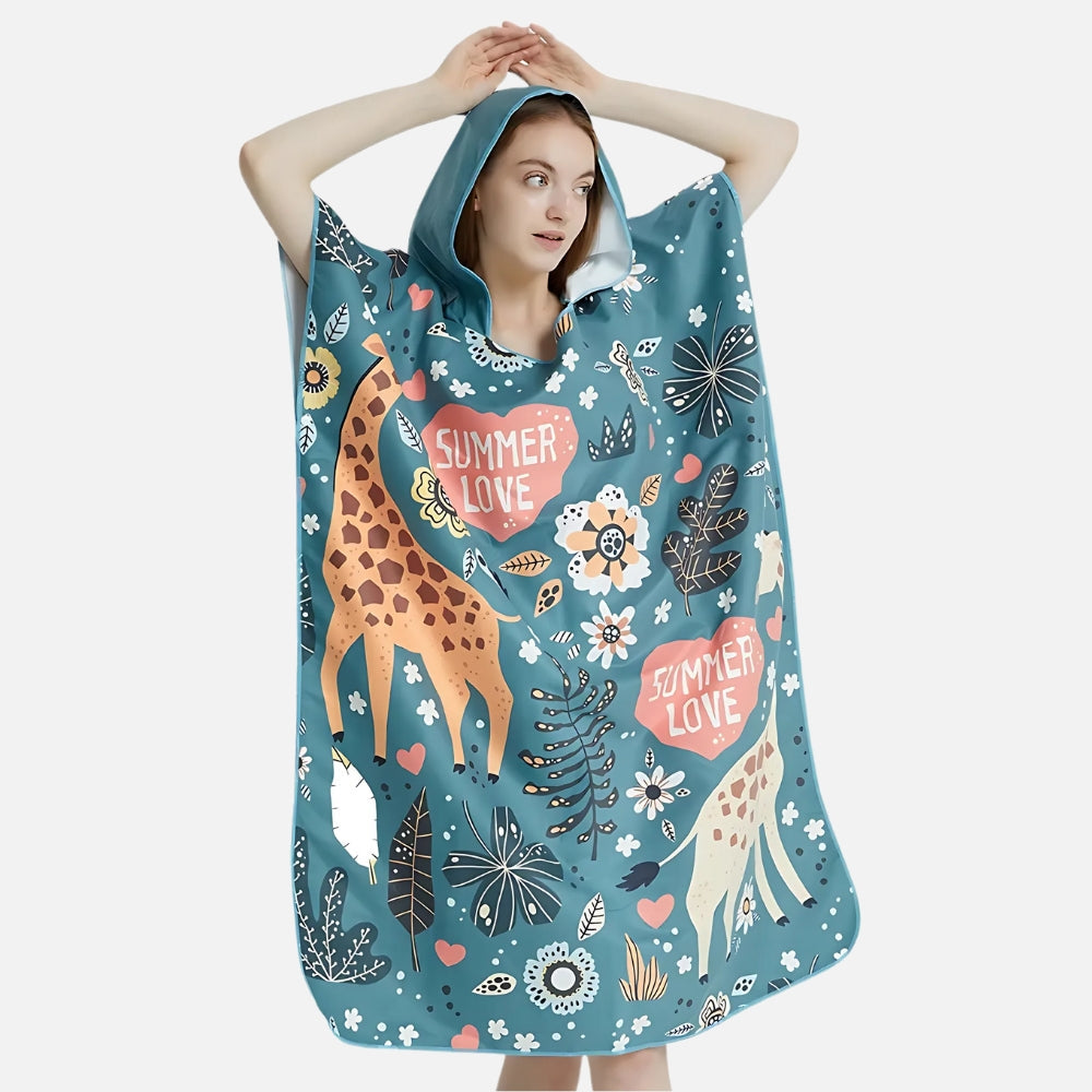 Poncho De Bain Summer Love - dos
