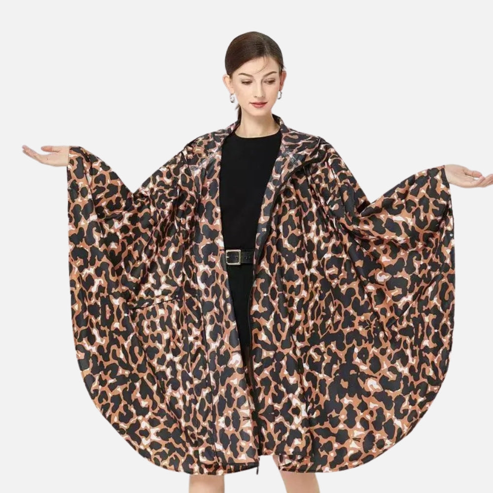 Poncho De Pluie Leopard - détail