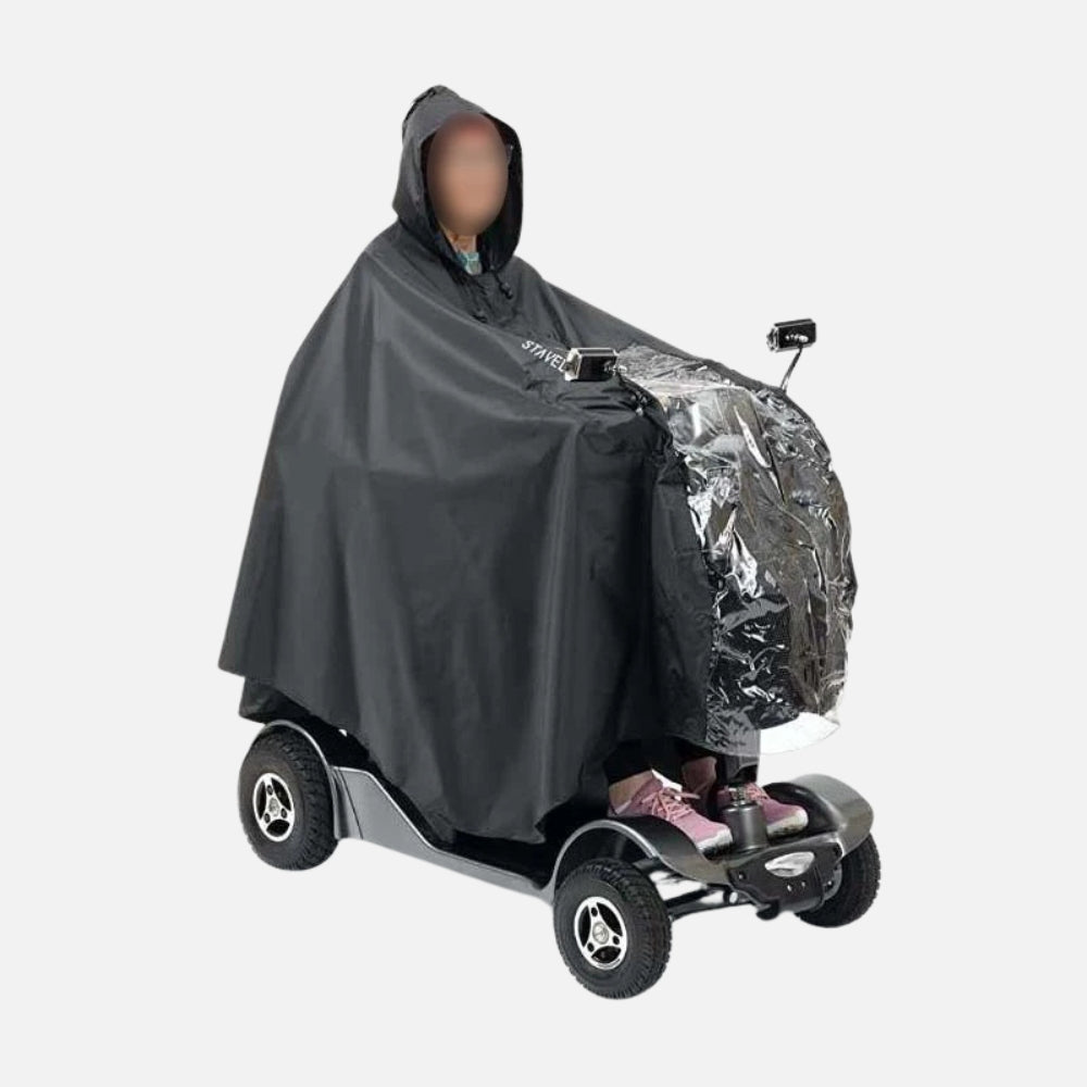 Poncho De Pluie Scooter - Noir