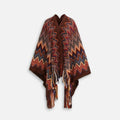 Poncho Femme Style Péruvien - Jaune