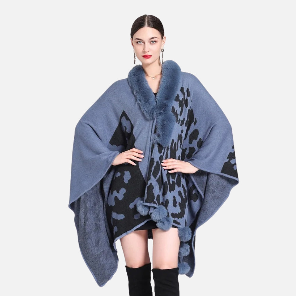 Poncho Femme Tacheté - vue 10