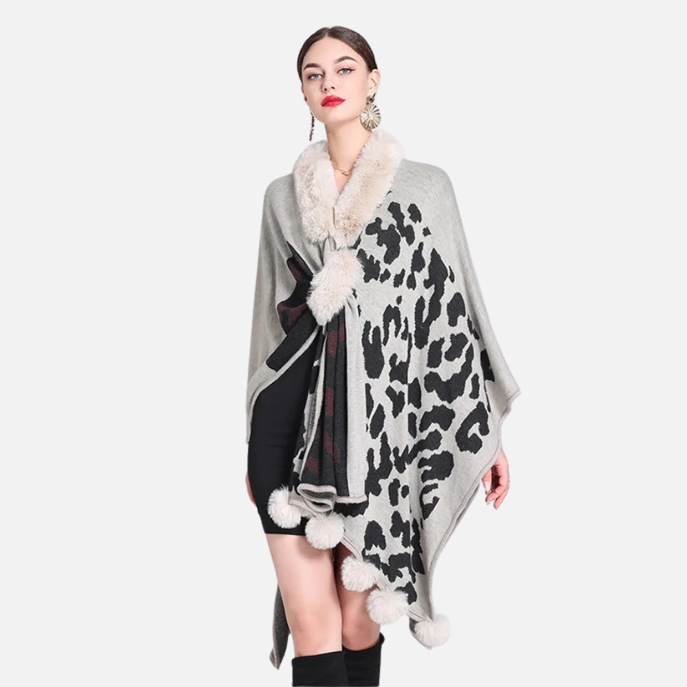 Poncho Femme Tacheté - vue 8
