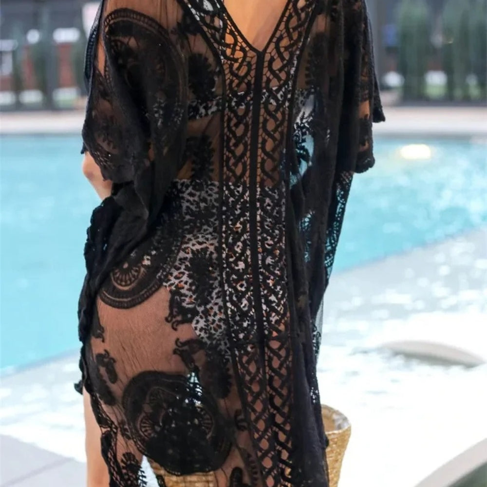 Poncho Fin Femme - étiquette