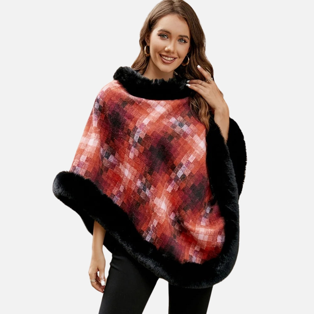Poncho Fourrure Lapin - détail