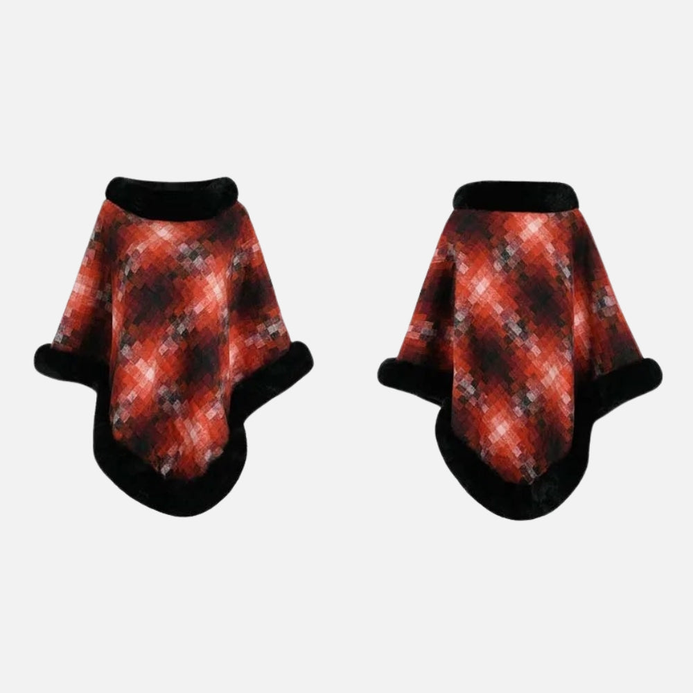 Poncho Fourrure Lapin - zoom