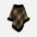 Poncho Fourrure Marron