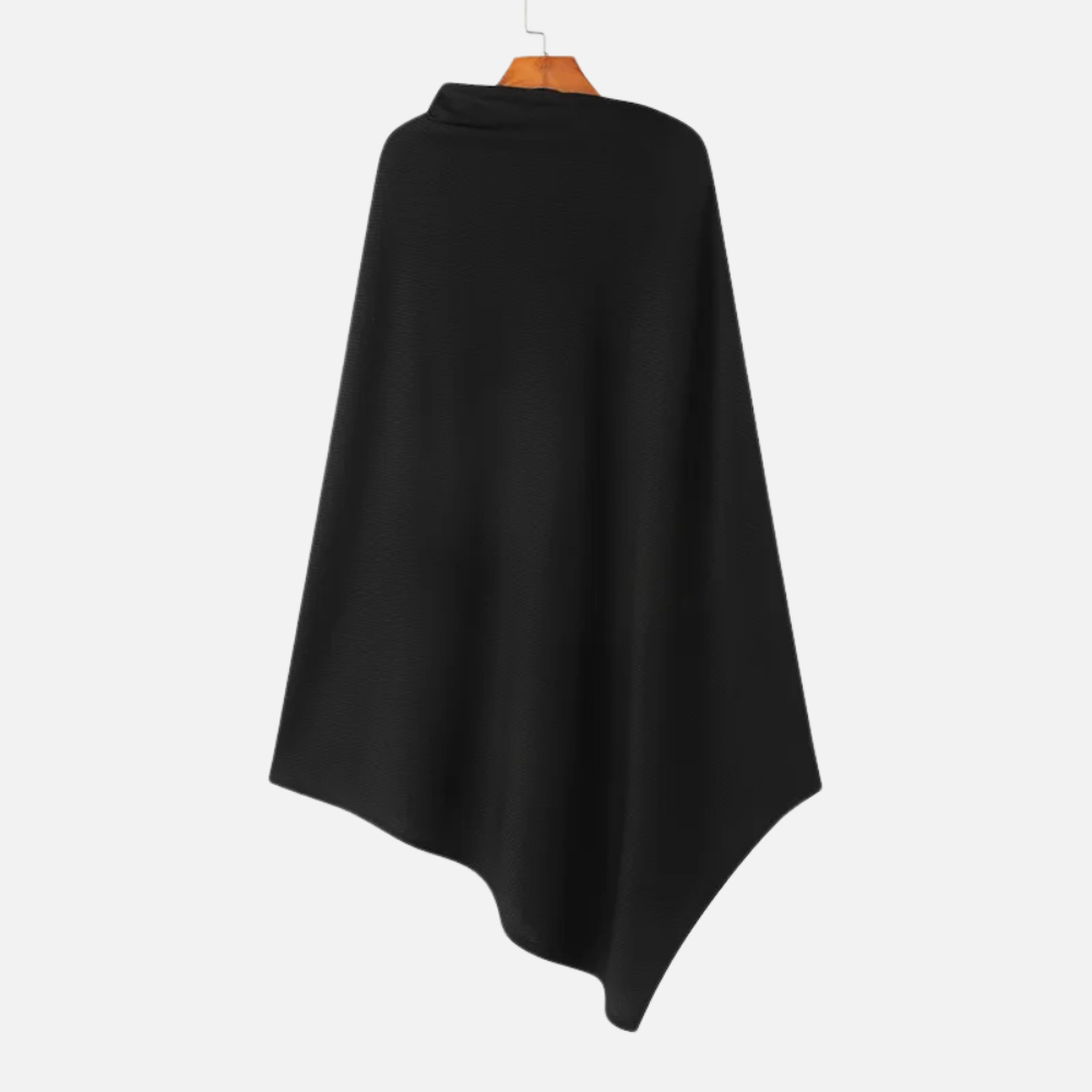 Poncho Homme Zip - détail
