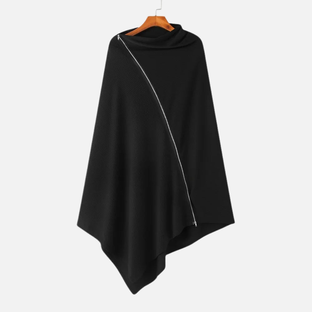 Poncho Homme Zip - dos