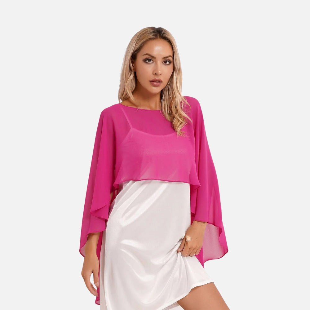 Poncho Léger Femme Été - Gris