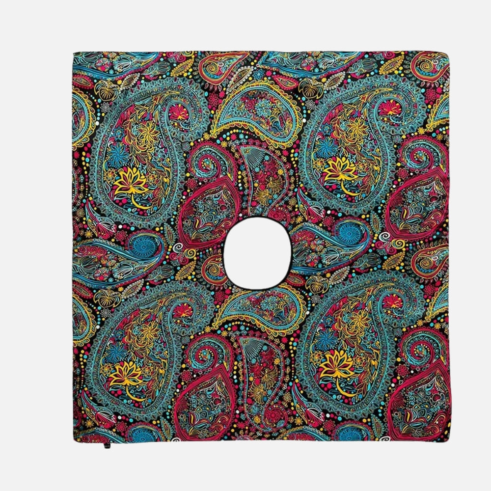 Poncho Léger Femme Multicolore - dos