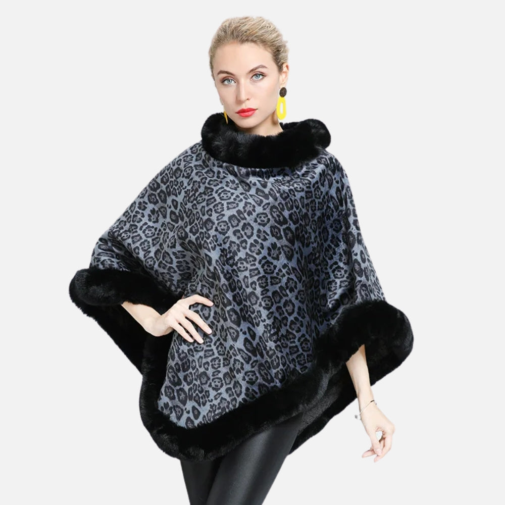 Poncho Leopard - étiquette
