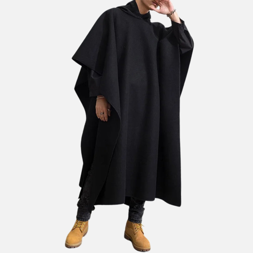 Poncho Long Homme - dos