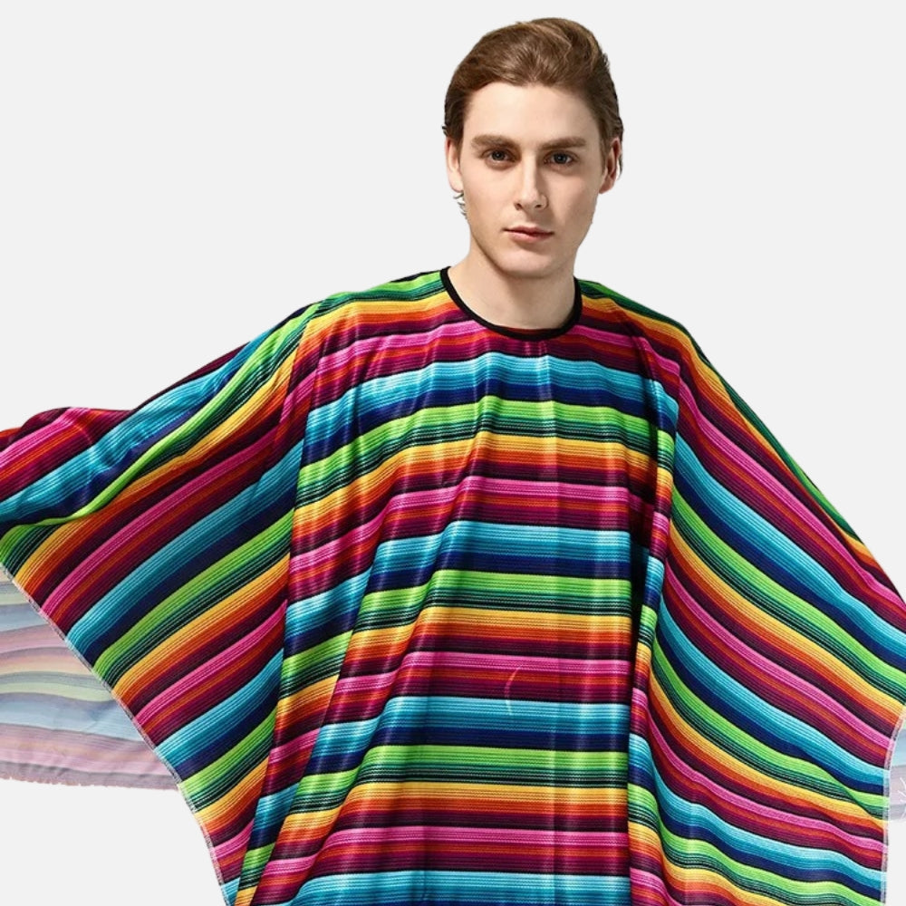 Poncho Mexicain à Franges - dos