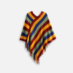 Poncho Mexicano de Rayas