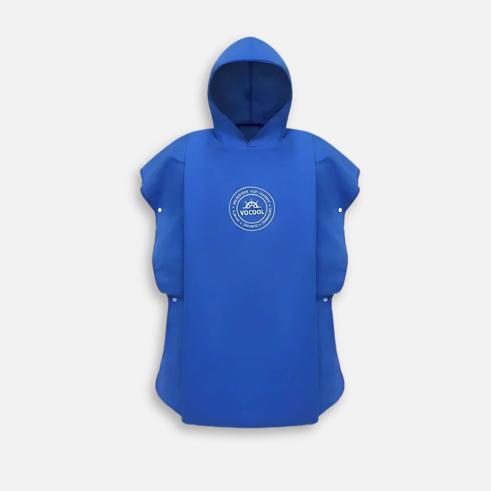 Poncho Microfibre Enfant - Bleu Clair
