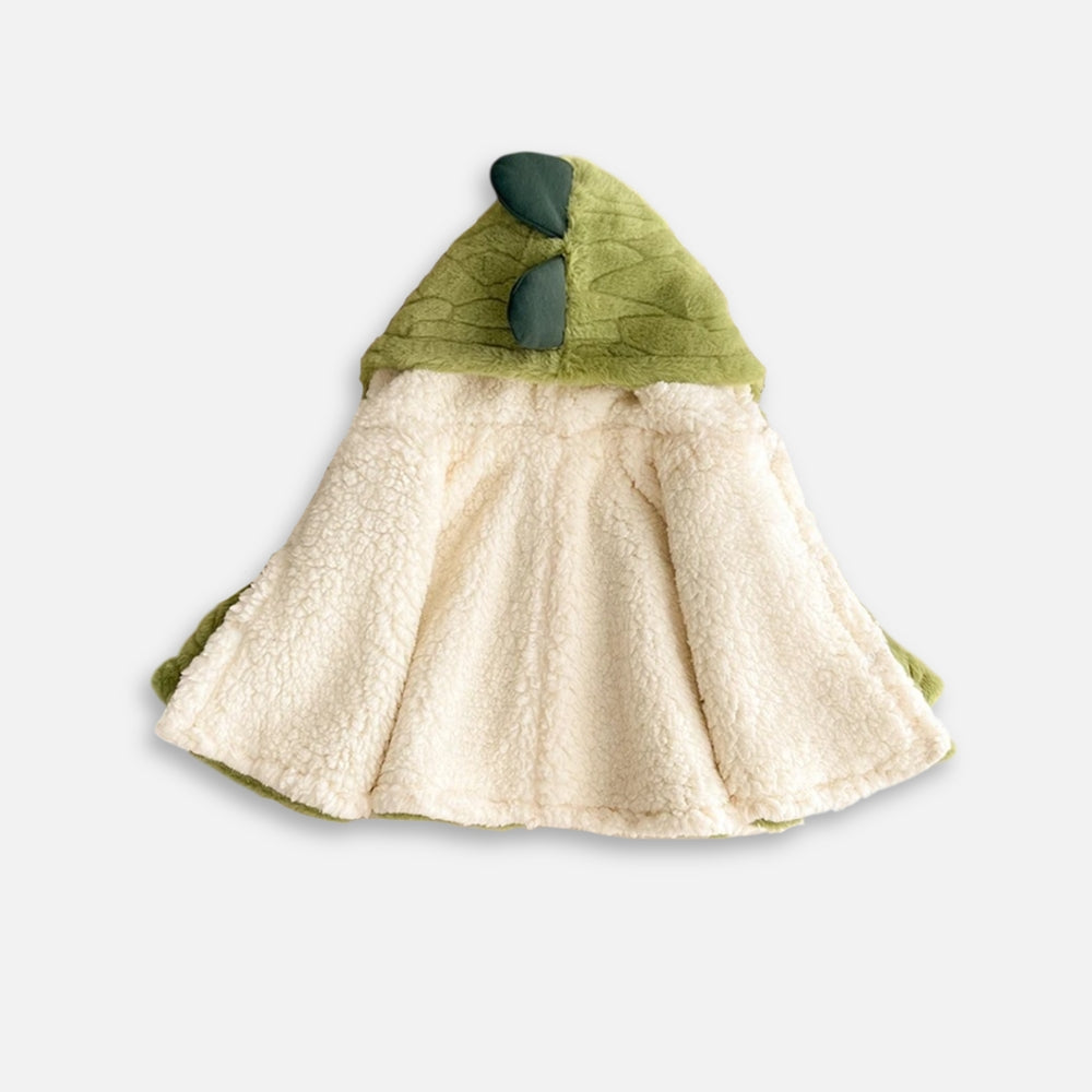 Poncho Polaire Bébé Dinosaure - détail