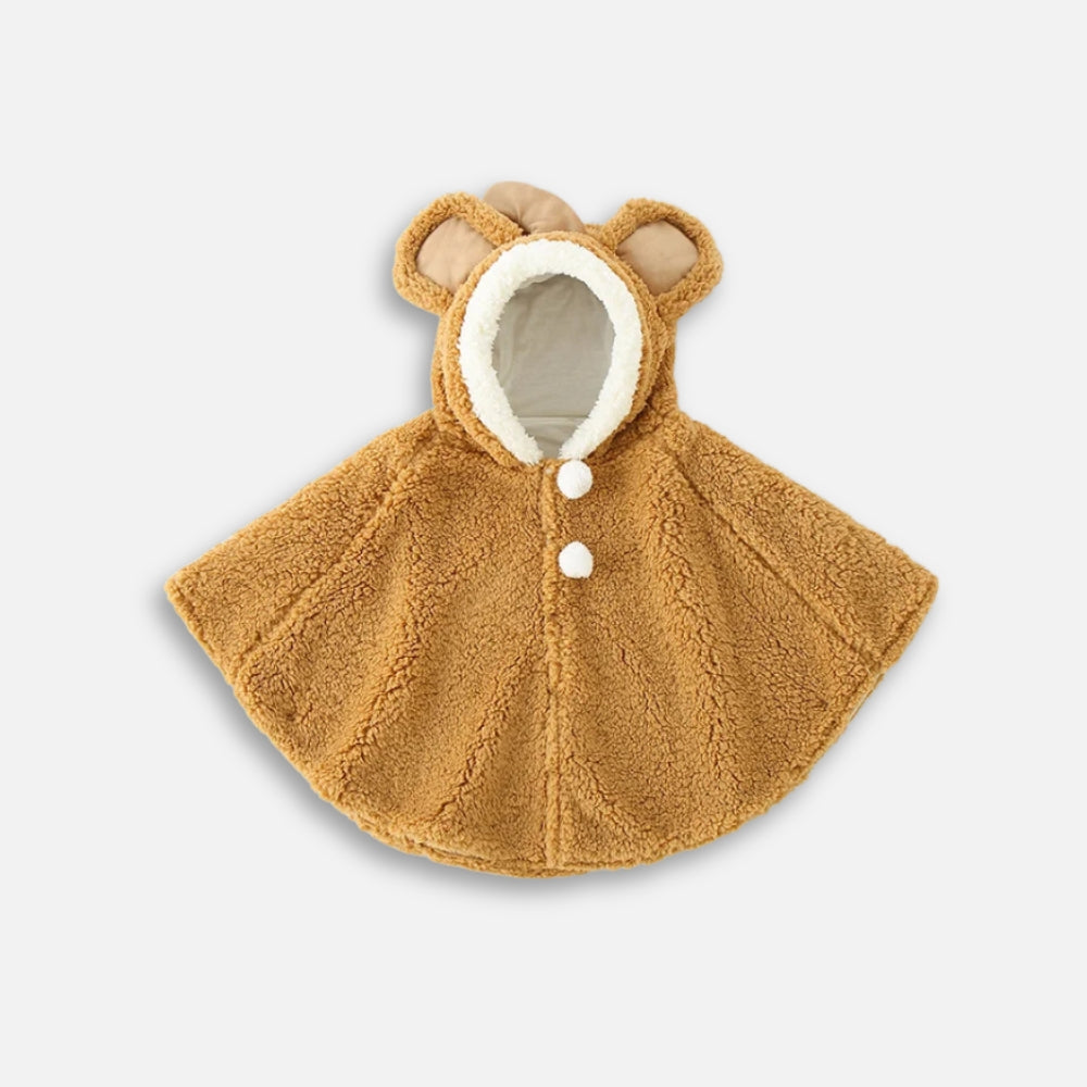 Poncho Polaire Bébé Oreilles D'éléphant - zoom
