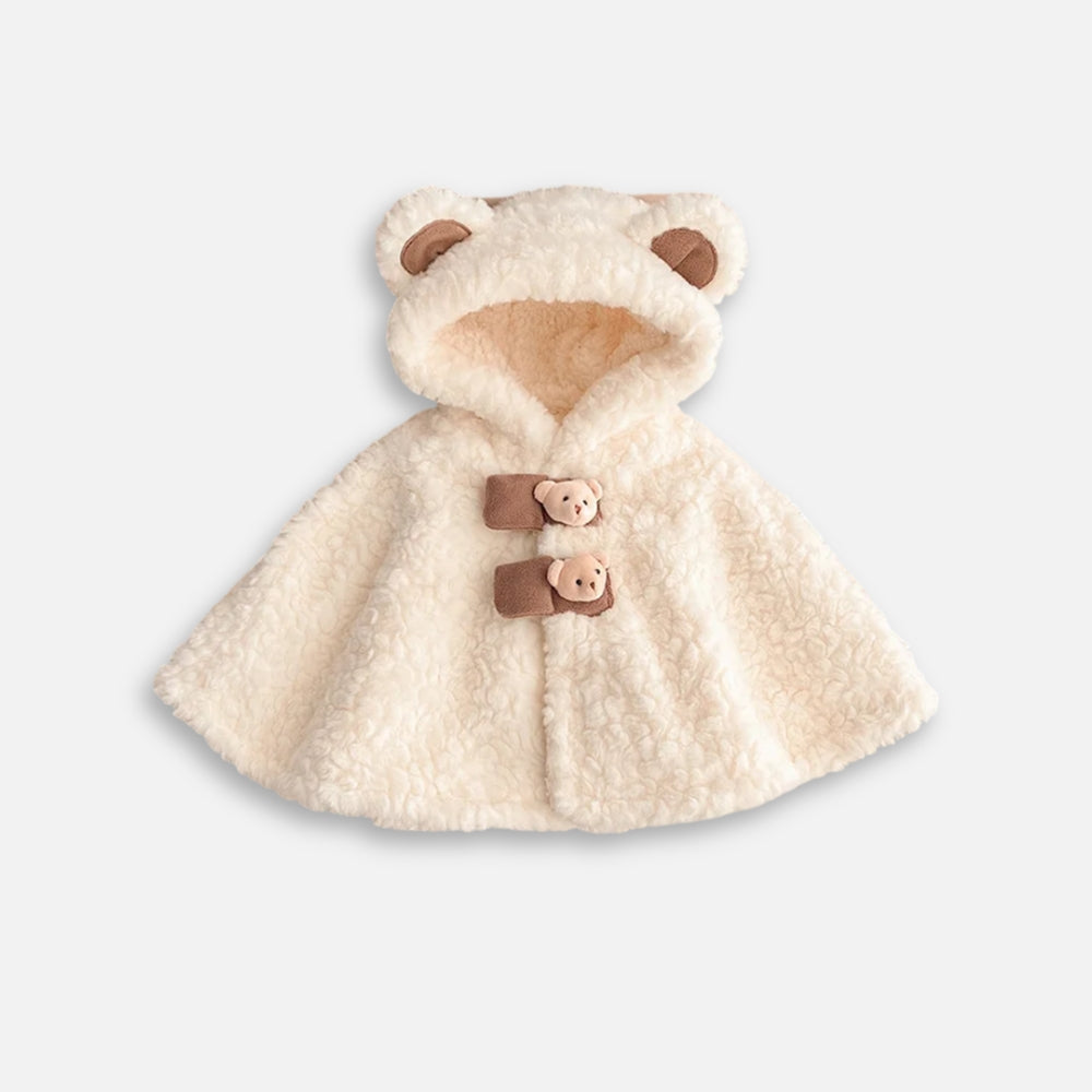 Poncho Polaire Bébé Ours