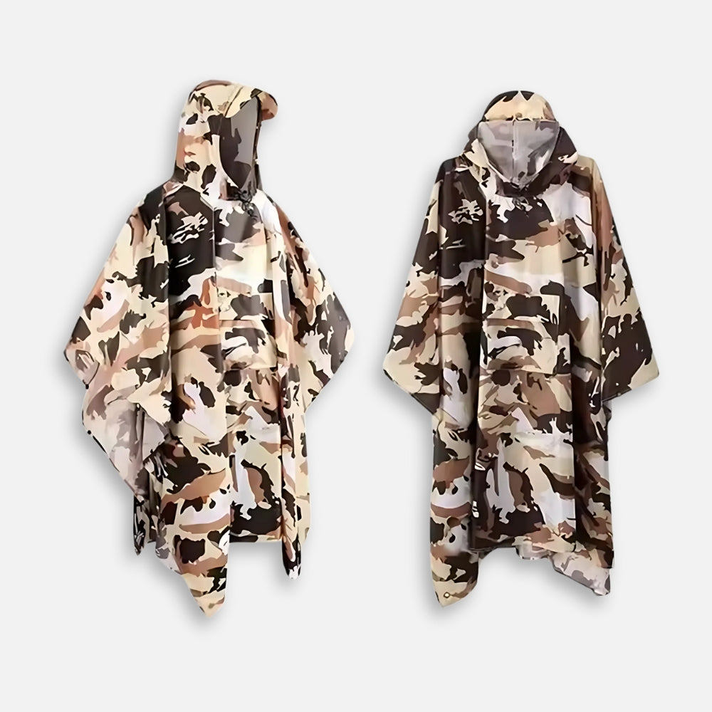 Poncho Camouflage - Beige