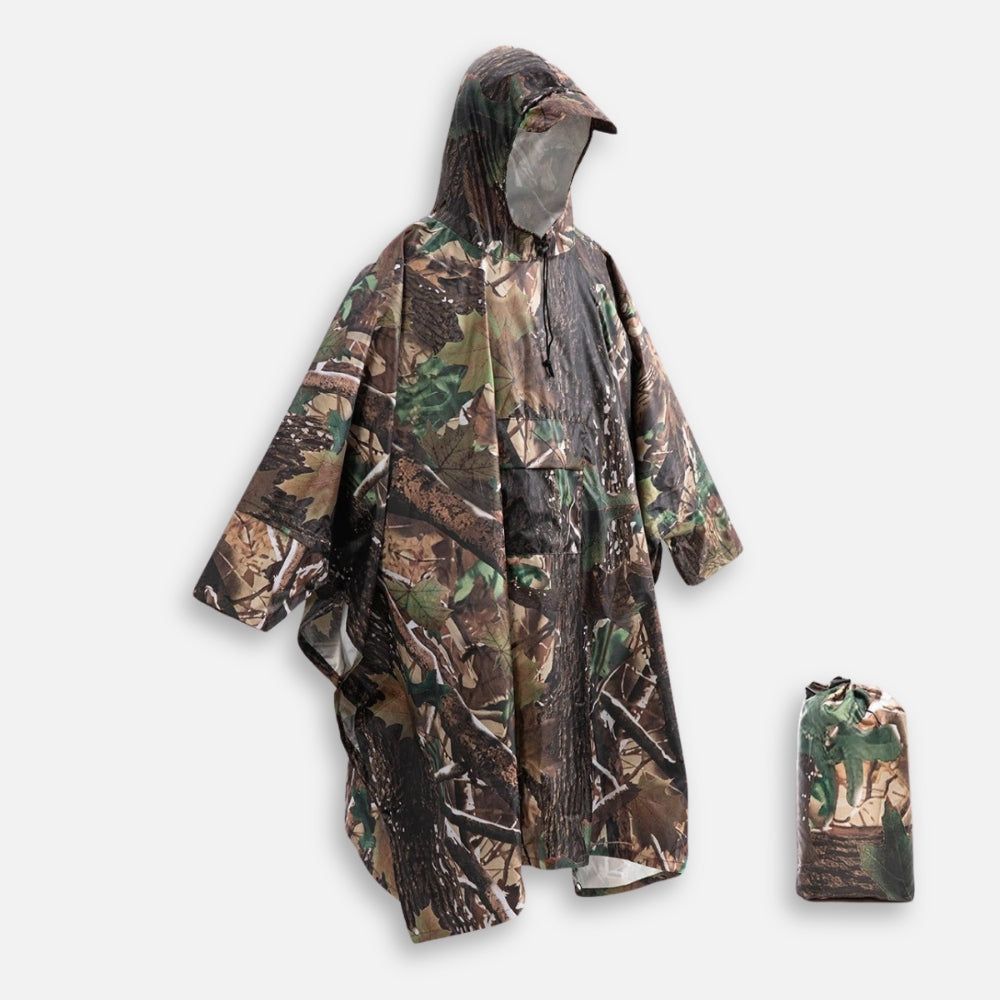 Poncho Camouflage - Vert
